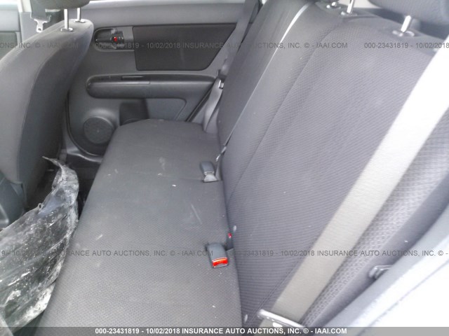 JTLKE50E391088962 - 2009 TOYOTA SCION XB ვერცხლისფერი ფოტო 8