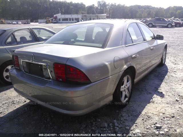 1LNHM87A1YY872569 - 2000 LINCOLN LS BEIGE photo 4