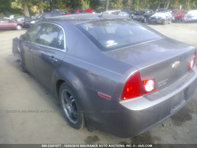 1G1ZB5E16BF243319 - 2011 CHEVROLET MALIBU LS 灰色 照片 3