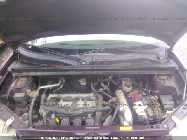 JTLKT334640143951 - 2004 TOYOTA SCION XB იასამნისფერი ფოტო 10