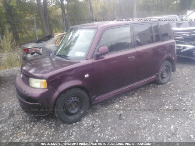 JTLKT334640143951 - 2004 TOYOTA SCION XB იასამნისფერი ფოტო 2