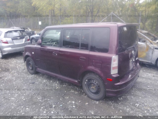 JTLKT334640143951 - 2004 TOYOTA SCION XB იასამნისფერი ფოტო 3