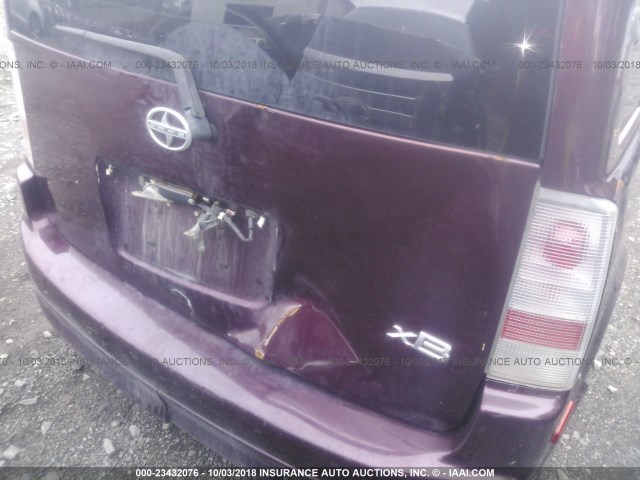 JTLKT334640143951 - 2004 TOYOTA SCION XB იასამნისფერი ფოტო 6