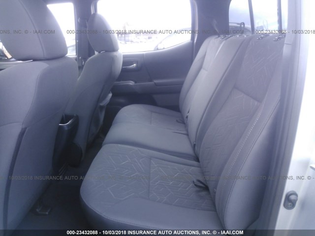 3TMCZ5AN3JM153142 - 2018 TOYOTA TACOMA DBL CAB/SR/TRDSPT/OR/PRO Күміс фото 8