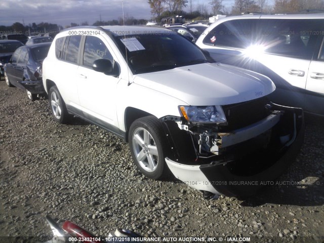 1J4NT5FBXBD151906 - 2011 JEEP COMPASS LIMITED WHITE photo 1