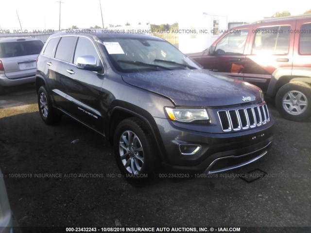 1C4RJEBG3FC217111 - 2015 JEEP GRAND CHEROKEE LIMITED GRAY photo 1