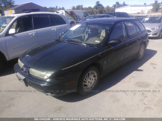 1G8ZK8279XZ208713 - 1999 SATURN SW2 GREEN photo 2