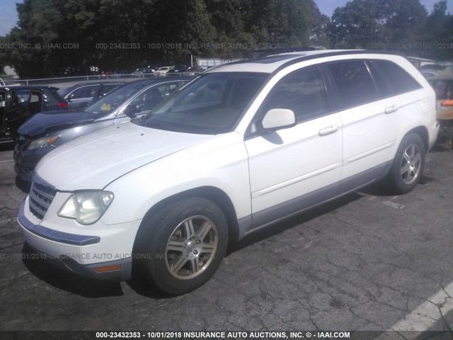 2A8GM68X87R225461 - 2007 CHRYSLER PACIFICA TOURING WHITE photo 2