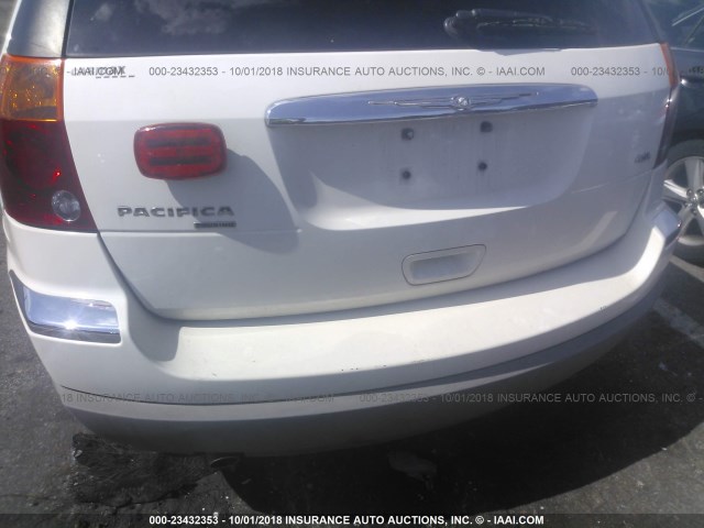 2A8GM68X87R225461 - 2007 CHRYSLER PACIFICA TOURING WHITE photo 6