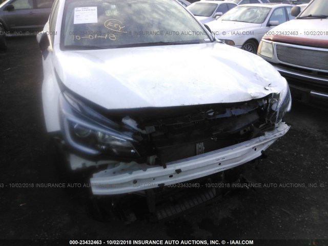 4S4BSAAC4J3385480 - 2018 SUBARU OUTBACK 2.5I WHITE photo 6