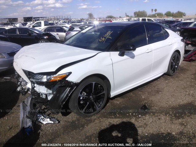 4T1BZ1HK3JU010067 - 2018 TOYOTA CAMRY XSE/XLE Ağ foto 2
