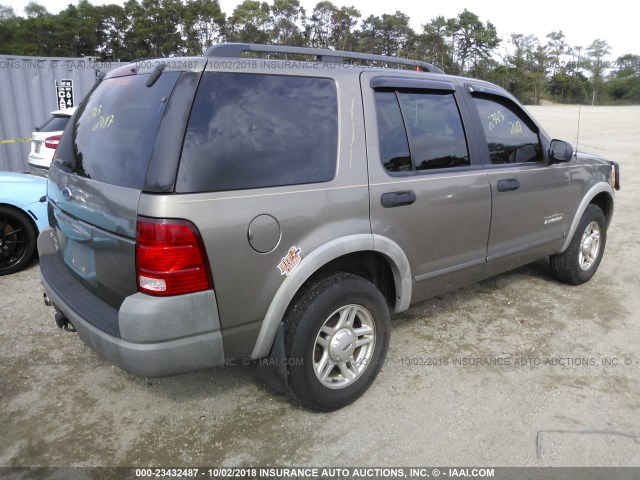 1FMZU72E02UB51019 - 2002 FORD EXPLORER XLS BROWN photo 4