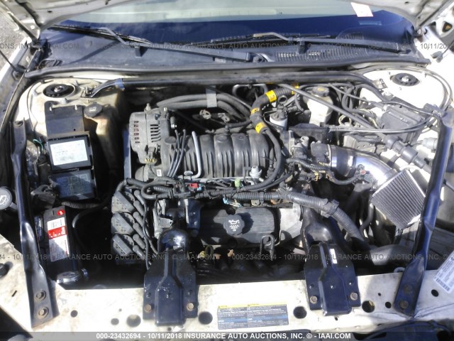 2G1WX12K339404469 - 2003 CHEVROLET MONTE CARLO SS თეთრი ფოტო 10