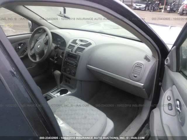 1G1ZT52805F238944 - 2005 CHEVROLET MALIBU LS მუქი ლურჯი ფოტო 5