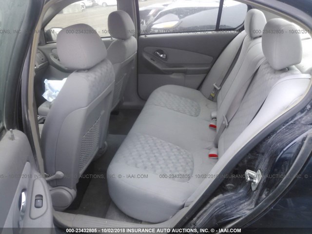 1G1ZT52805F238944 - 2005 CHEVROLET MALIBU LS მუქი ლურჯი ფოტო 8