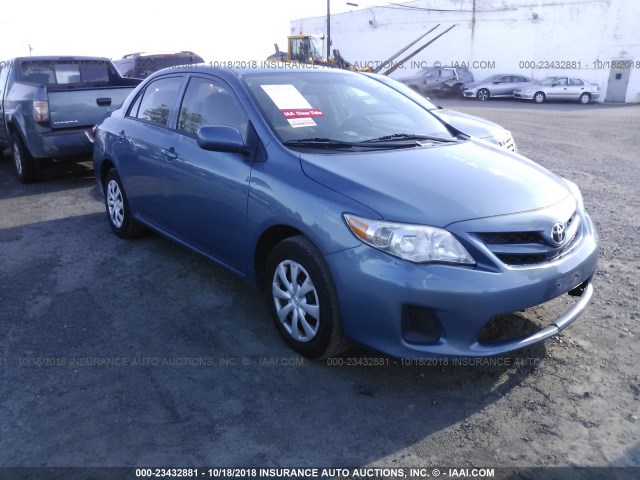 5YFBU4EE7DP212155 - 2013 TOYOTA COROLLA S/LE BLUE photo 1