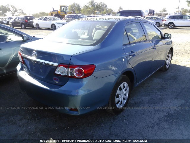 5YFBU4EE7DP212155 - 2013 TOYOTA COROLLA S/LE BLUE photo 4