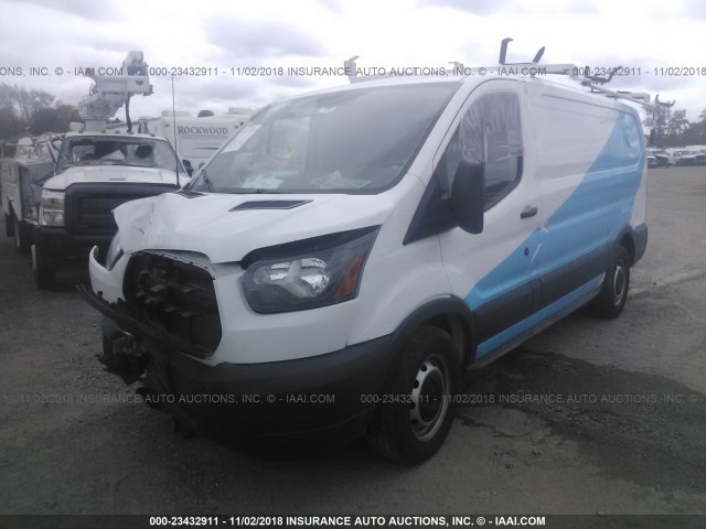 1FTNE1ZM8FKB32469 - 2015 FORD TRANSIT T-150 WHITE photo 2