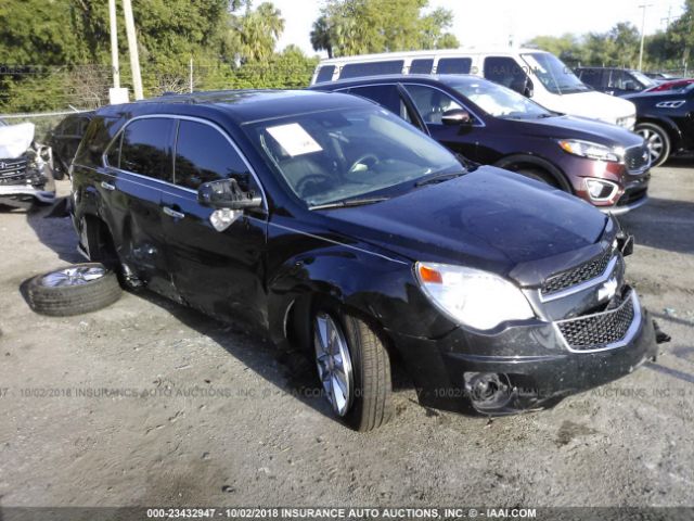 2GNFLDE35F6290481 - 2015 CHEVROLET EQUINOX LTZ BLACK photo 1