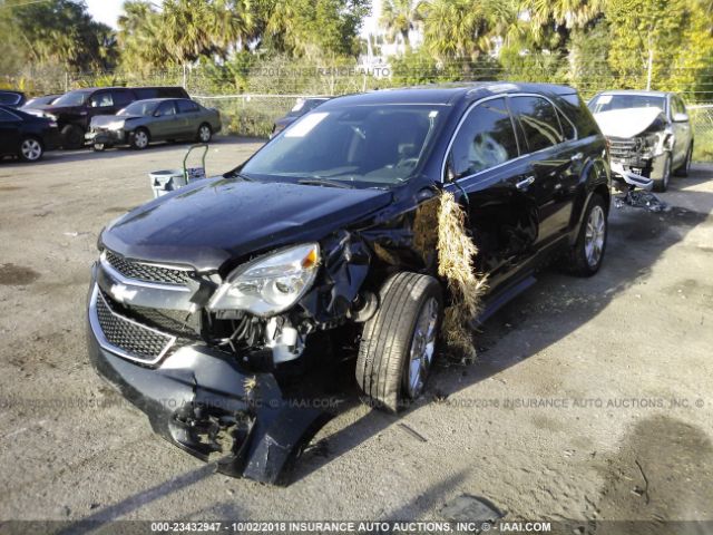 2GNFLDE35F6290481 - 2015 CHEVROLET EQUINOX LTZ BLACK photo 2