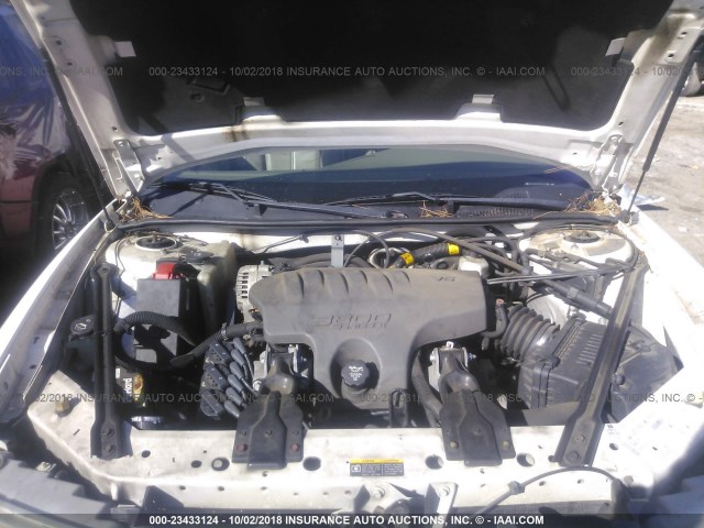 2G4WB52KX31193374 - 2003 BUICK REGAL LS WHITE photo 10