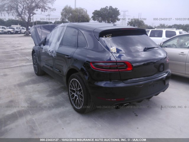 WP1AB2A55FLB65536 - 2015 PORSCHE MACAN S BLACK photo 3