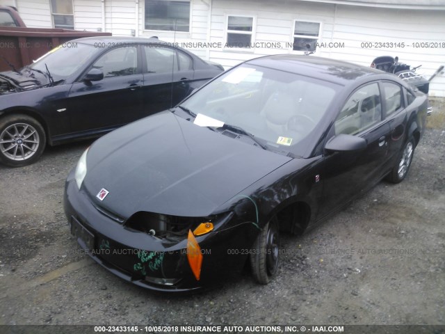 1G8AV14F94Z108638 - 2004 SATURN ION LEVEL 3 BLACK photo 2