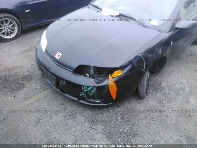 1G8AV14F94Z108638 - 2004 SATURN ION LEVEL 3 BLACK photo 6