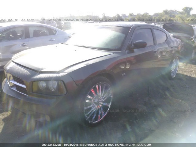 2B3KA33V79H532726 - 2009 DODGE CHARGER SXT GRAY photo 2