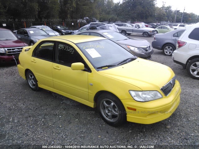 JA3AJ86E02U053746 - 2002 MITSUBISHI LANCER OZ RALLY YELLOW photo 1