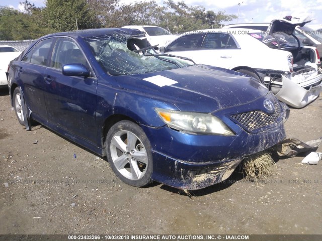 4T1BF3EK9BU596123 - 2011 TOYOTA CAMRY SE/LE/XLE BLUE photo 1