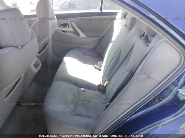 4T1BF3EK9BU596123 - 2011 TOYOTA CAMRY SE/LE/XLE BLUE photo 8
