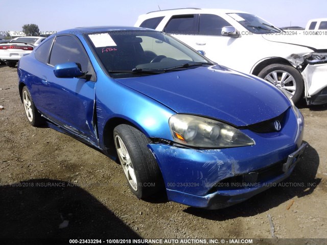 JH4DC53015S002142 - 2005 ACURA RSX TYPE-S BLUE photo 1