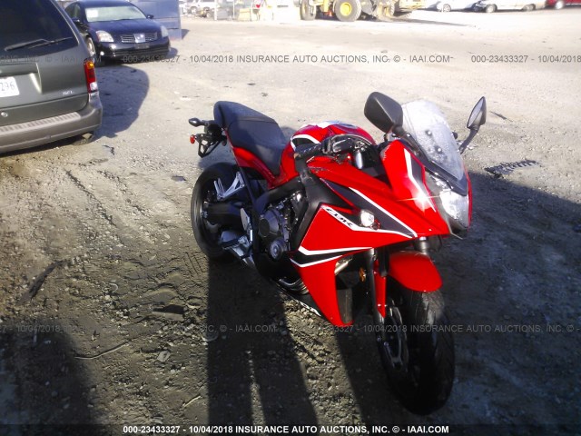 MLHRC7450J5400137 - 2018 HONDA CBR650 FA RED photo 1