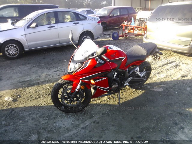 MLHRC7450J5400137 - 2018 HONDA CBR650 FA RED photo 2