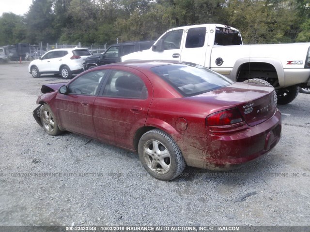 1B3EL46X66N121881 - 2006 DODGE STRATUS SXT RED photo 3