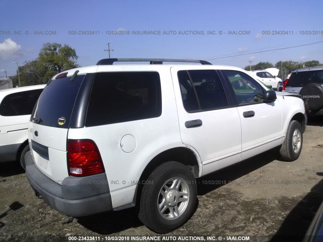 1FMZU62KX3UA94927 - 2003 FORD EXPLORER XLS/XLS SPORT WHITE photo 4