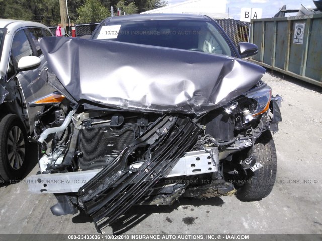 5TDBKRFH7ES010002 - 2014 TOYOTA HIGHLANDER LE/LE PLUS ნაცრისფერი ფოტო 6