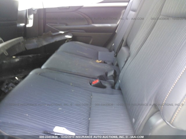 5TDBKRFH7ES010002 - 2014 TOYOTA HIGHLANDER LE/LE PLUS ნაცრისფერი ფოტო 8