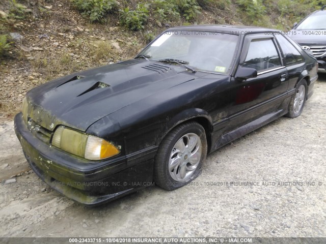 1FACP41E1LF120150 - 1990 FORD MUSTANG LX BLACK photo 2