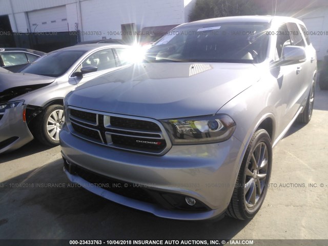 1C4RDJDG8JC282333 - 2018 DODGE DURANGO GT GRAY photo 6