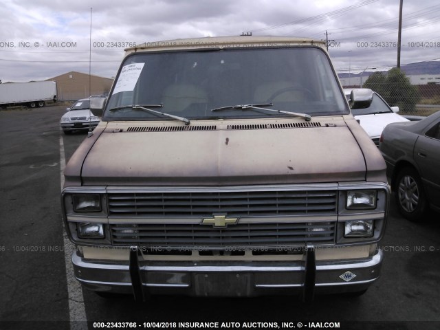 1GBEG25F9E7173142 - 1984 CHEVROLET G20 BROWN photo 6