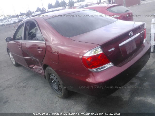 JTDBE32K453037360 - 2005 TOYOTA CAMRY LE/XLE/SE 红色 照片 3