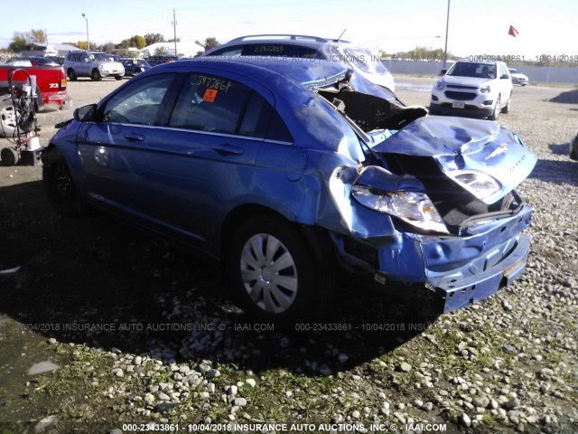 1C3LC46R87N513502 - 2007 CHRYSLER SEBRING BLUE photo 3