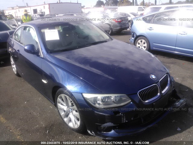 WBAKE5C58CJ106089 - 2012 BMW 328 I SULEV BLUE photo 1