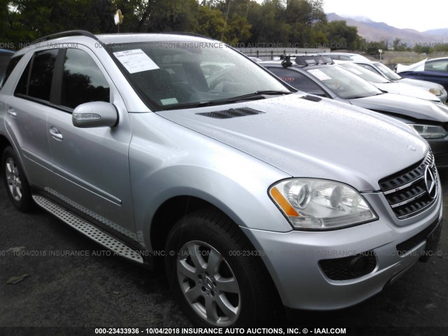 4JGBB86E07A197417 - 2007 MERCEDES-BENZ ML 350 SILVER photo 1