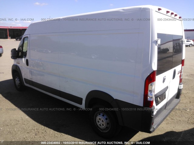 3C6TRVDG1HE541222 - 2017 RAM PROMASTER 2500 2500 HIGH WHITE photo 3