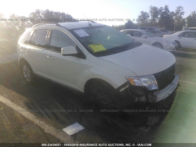 2FMDK38C37BB24828 - 2007 FORD EDGE SEL WHITE photo 1