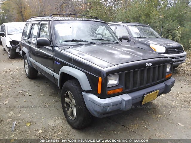 1J4FJ68S3WL208925 - 1998 JEEP CHEROKEE SPORT/CLASSIC Czarny zdjęcie 1