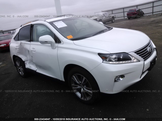 2T2BK1BA7FC300773 - 2015 LEXUS RX 350/BASE/F SPORT WHITE photo 1